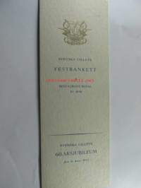 Svenska Gillets festbankett restaurant Royal - Svenska Gillets 60-årsjubileum den 21 mars 1947