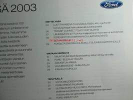 Ford uutiset 2003 nr 2 - Asiakaslehti