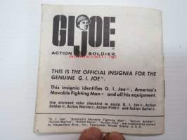 G.I. Joe - Official Training Guide to prepare G.I. Joe to combat -varusteluettelo