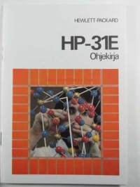Monilaskinten käyttöohje ja HP-31E ohjekirja - Hewlett Packard