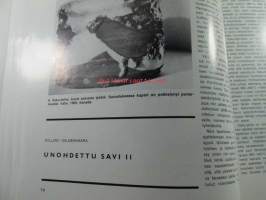 Kotiteollisuus 1971 nr 6, Kyllikki Salmenhaara: Unohdettu savi II , kansanpukujen rikkautta - naisen puku Heinjoelta, katse ikkunaan, ikkunaverhoja
