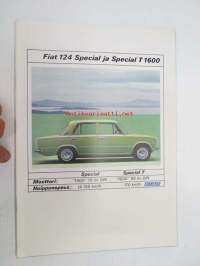 Fiat 124 Special, Special T 1600 -myyntiesite