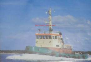 Hinaaja  - laivakuva painokuva 19x24 cm