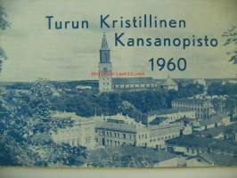 Turun Kristillinen Opisto  1960 -esite