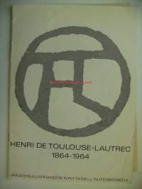 Henri de Toulouse-Lautrec 1864-1964 näyttelyesite  1965