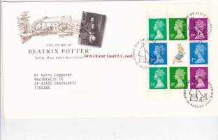 FDC Iso-Britannia/Englanti 1993 -10.8.1993  The Story of Beatrix Potter