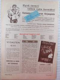 Joka Poika 1956 nr 10, Ensinmäiset mäkiautojen Mestaruuskilpailut Helsingissä, ym, Katso sisältö kuvista paremmin.
