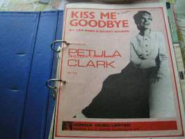 Kiss me goodbye - nuotit, Petula Clark