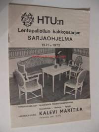 HTU:n Lentopalloilun kakkosarjan sarjaohjelma 1971-1972  Harjavalta