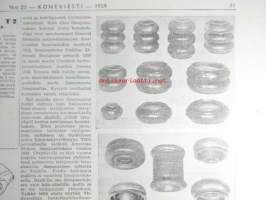 Koneviesti 1959, sis. mm. seur. artikkelit / kuvat / mainokset; Yksiakselisetraktorit pien- ja kääpiötilojen yleiskoneita, Leikkuupuimuri Aros (Aktiv) M2S,