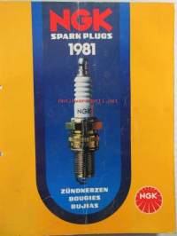 NGK Spark Plugs 1981 - sytystystulppa luettelo 1981