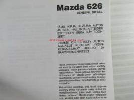 Mazda 626 HB/Sedan/Coupe/STW - Omistajan käsikirja
