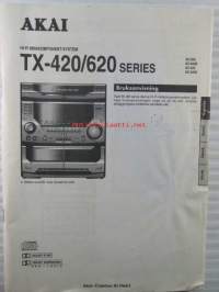 Akai HiFi Komponentti-system TX-420/620 series - Käyttöohjekirja