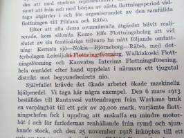 Kumo elvs - flottningsbolag 1876-1925 -Kokemäenjoki uittoyhtiö