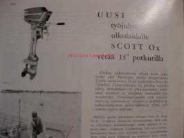 Purje ja Moottori 1962 / 11 - Suomen Purjehtijaliiton ja Suomen moottoriveneliiton äänenkannattaja sis mm,&quot;Americas Cup&quot; 111-vuotias kuuluisuus.Kuulumisia