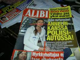 Alibi 2011 nr 6 Annelin kanssa poliisiautossa!, naiset huijasivat 800 000, myrkkyhoitaja