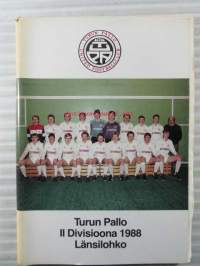 Turun Pallo II Divisioona 1988 Länsilohko - kausiohjelma