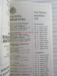 Turun Pyrkivä ii div. 1970 - kausiohjelma