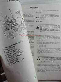 Ariens 912 series Riding Mower Owner&#039;s manual - päältä ajettava ruohonleikkuri, omistajan käsikirja