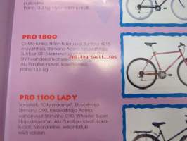 Helkama Wheeler Mountain Bikes polkupyörät 1995 -myyntiesite