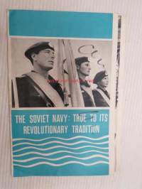 The Soviet Navy - True to it´s revolutionary tradition -Neuvostoliiton sotalaivaston esite