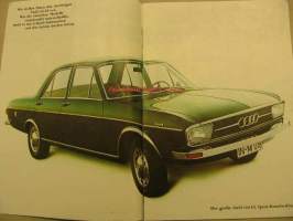 Audi 100 myyntiesite vm. 1969