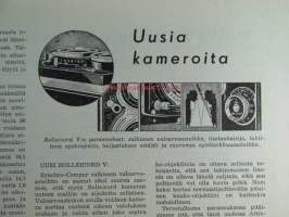 Tekniikan maailma 1955 nr 5, sis. mm. seur. artikkelit / kuvat / mainokset; Uusi Nikon S-2, Halpa ja helppo rakenteinen Vihmuri eli puutarhakastelija, Tislauksesta,