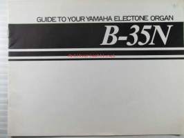 Guide to Your Yamaha Electone Organ B-35N