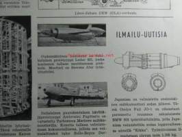 Tekniikan Maailma 1954 nr 3, sis. mm. seur. artikkelit / kuvat / mainokset; Kansikuvassa yliääninopeuskone Douglas X-3, Kopioiminen  valokuvausmenetelmällä,