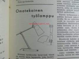 Tekniikan Maailma 1954 nr 8, sis. mm. seur. artikkelit / kuvat / mainokset; Kannessa pienoiskamera Colibri, Kameran sähkömagneettinen laukaisija, 4W