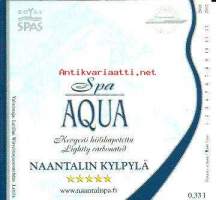 Spa Aqua Naantalin Kylpylä - juomaetiketti