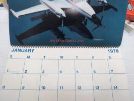 Piper 1978 KeepFlying wall calendar -seinäkalenteri