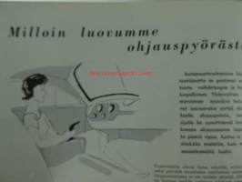 Tekniikan Maailma 1956 nr 1, sis. mm. seur. artikkelit / kuvat / mainokset;   Lähikuvassa Desoto, Potkurin valumallin valmistaminen, 7 vuotta transistoria,