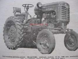 Maaseudun Koneviesti 1955 / 14-15 . sis mm.Lanz bullog 2207 traktori.Konekuulumaa Satakunnasta maatalousnäyttelyn jälkeen.BMW Isettoja invaliideille.Näkymiä