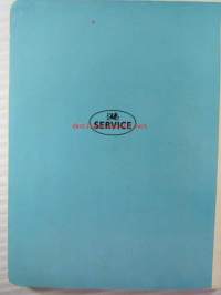Vauxhall Service Training Manual Series PB / 162 cu. in. Gasoline Engine and Clutch (TS. 588) - Huoltokoulutusopas asentajille