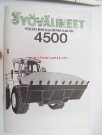 Volvo BM 4500 + työvälineet -myyntiesite