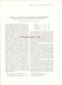 Symolin syntyminen sulfiittiselluloosakeitossa / O.Routala ja A.Pohjola 1934, 5 sivua