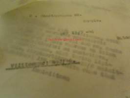 H. Saastamoinen Oy. Limited, Kuopio 13.9. 1946 - asiakirja