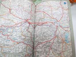 Cronvall - Europa Touring Atlas / Hallwag -karttakirja, mainoslahjana jaettu