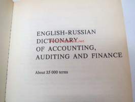 Anglo-russkij slovar accounting, auditing, finance English-russian dictionary -sanakirja
