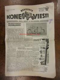 Maaseudun Koneviesti 1956 / 22. 7.11.1956. sis mm,Tukkirekientiimoilta I.Moottorisahojen käyttöhuollosta.DKW 3-6 Auto-Union.Moottorien kaasuttimia,Solex.ym