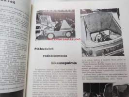 Suomen autolehti 1961 nr 9, sis. mm. seur. artikkelit / kuvat / mainokset; Kansikuva Simca Ariane - Miss Maailma Marita Lindahl, Näin USA:ssa, 2-pyöräinen Ford