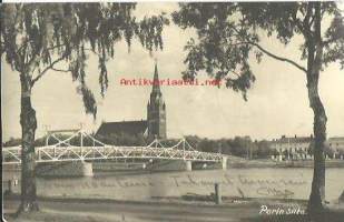 Porin silta 1935  - paikkakuntapostikortti