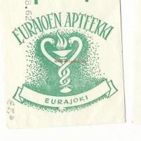 Eurajoen  Apteekki 1962 - resepti signatuuri