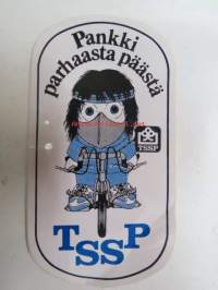 TSSP - Pankki parhaasta päästä -tarra
