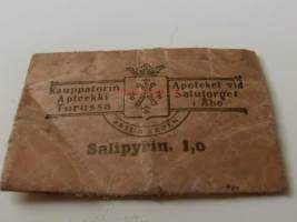 Kauppatorin Apteekki Turku,  Salipyrinl 1,0 - pulveripakkaus,  tuotepakkaus