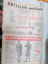 Ostajan opas 1964 nr 4 - Anttilan (Anttila) asiakaslehti, kaikkiin talouksiin aikoinaan jaettu postimyynnin mainosjulkaisu