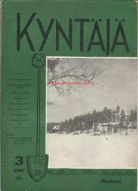 Kyntäjä 1947 nr  - mainoksia, Kiuruvesi kutsuu, puutaloteollisuus, valemaatalous