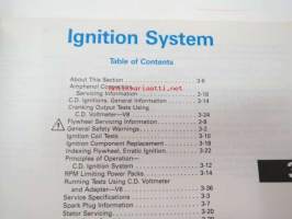 Evinrude Johnson V8 Service Manual (Models covered; 275TLCO, 275TXCO, 275PTLCD, 275PTXCD, 300 TLCO, 300TXCO, 300PTLCD, 300PTXCD) -huoltomanuaali englanniksi