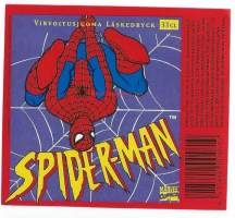 Spiderman -  juomaetiketti Marvel Comics